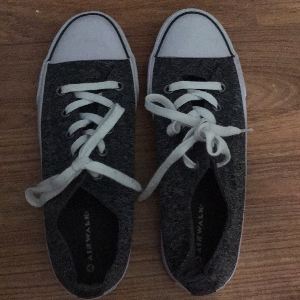 Airwalk Heather grey with white sole and laces